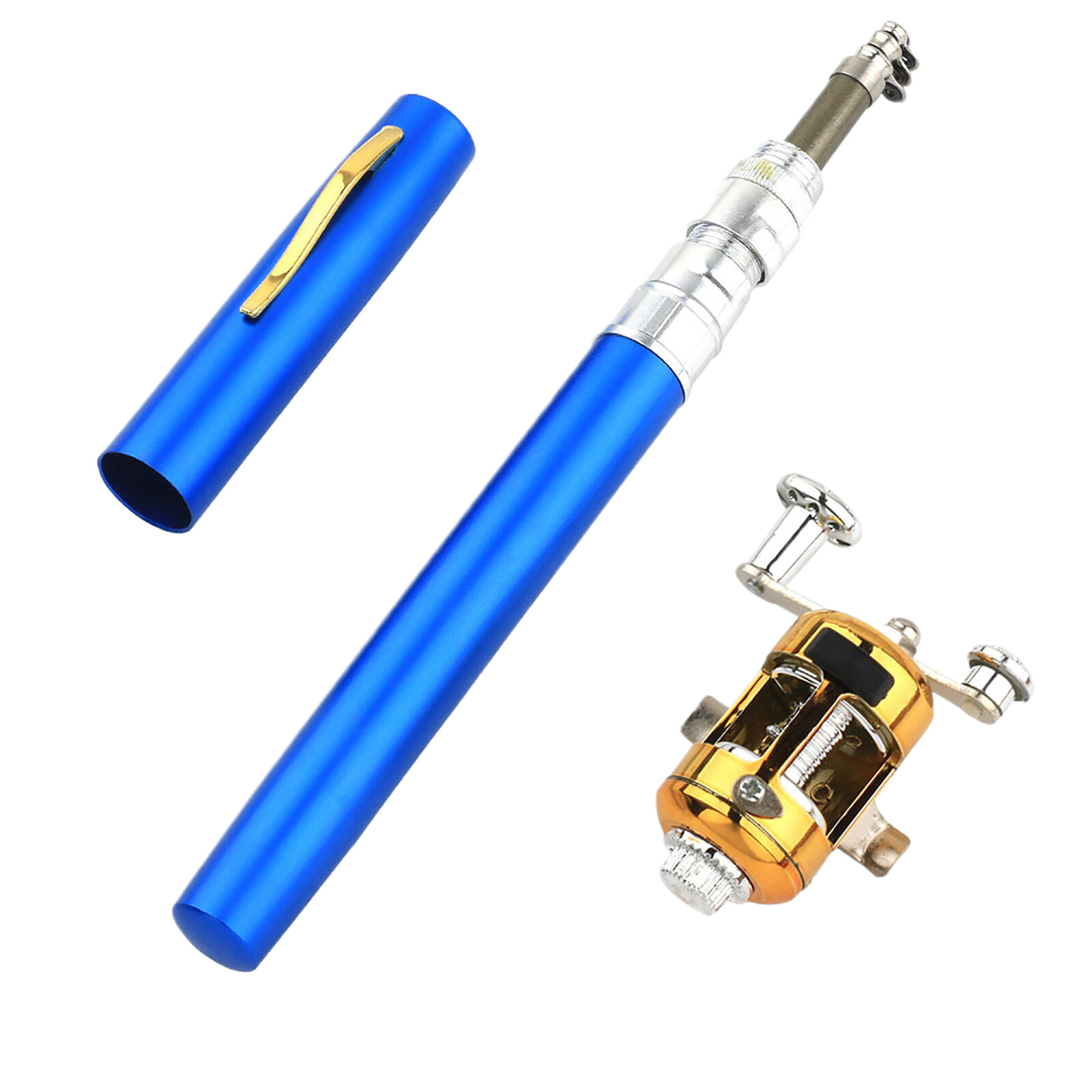 Jrocdr Pocket Size Fishing Rod 2024 New Pen Style Pocket Fishing Rod Aluminum Alloy Mini Fishing Rod Pocket Telescoping Fishing Rod For Kids Stuff Outbreak 450xd for Fisherman Who Has Everything